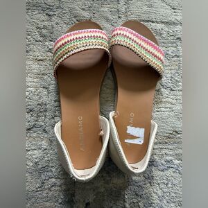 Women's Multicolor Sandals 8W NWOT